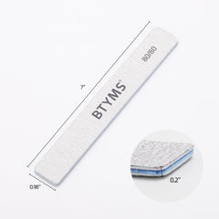 BTYMS close-up of 80 grit surface highlighting durable abrasive texture benefit