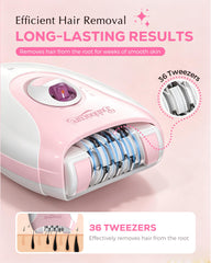Bubbacare LED light detail revealing fine hairs for more precise removal