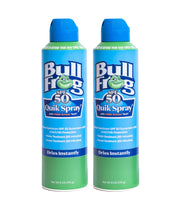 Bullfrog front packaging showing SPF 50 protection and quick application benefit