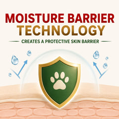 BULLY CREAM applied to bulldog face calming folds and moisture