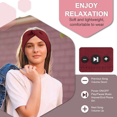 BULYPAZY folded headband next to USB-C cable showing portability and long battery benefit