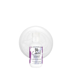 Bumble and bumble curl shampoo front packaging showing product benefit of hydration