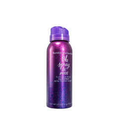 Bumble and bumble front packaging showing compact travel hairspray convenience