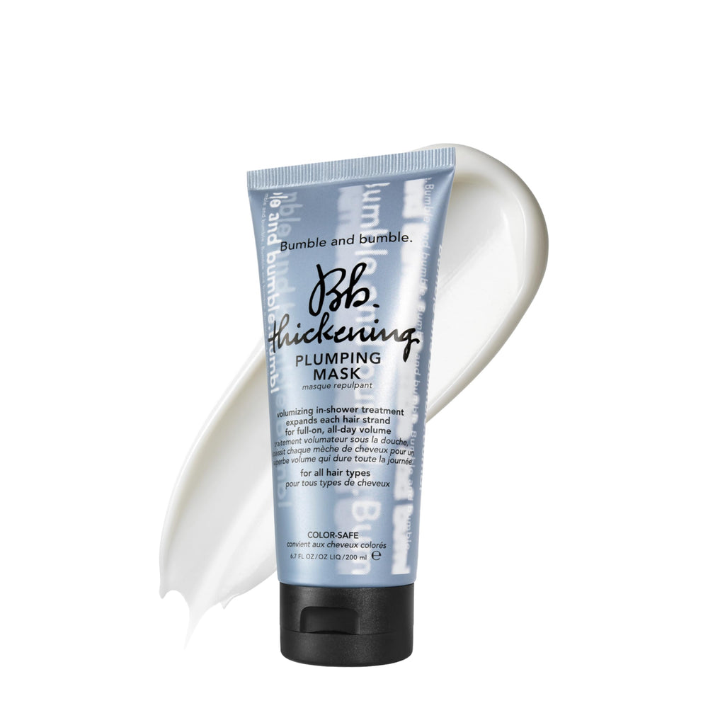 Bumble and bumble front packaging showing volume benefits