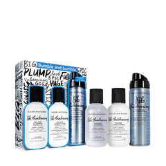 Bumble and bumble front packaging showing the travel-size volumizing hair set benefit lift