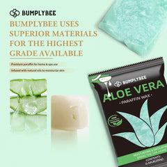 BUMPLYBEE melted wax close-up highlighting smooth texture and hydration
