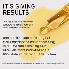 Model massaging Bur Bur into scalp, demonstrates improved scalp circulation benefit