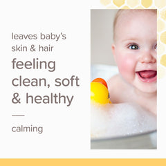 Burt's Bees baby lotion texture swatch showing moisturizing aloe and shea butter