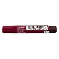 Burt's Bees lip shimmer plum applied on lips in lifestyle scene for natural sheen