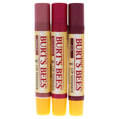 Burt's Bees close-up of lip shimmer texture demonstrating creamy, luminous finish and hydration