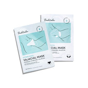 Bushbalm front packaging showing vajacial mask and benefits