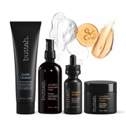 buttah. front packaging of Skin Supreme Kit showing full set and easy routine