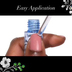 butter LONDON application on polished nails showing faster dry and smooth finish benefit