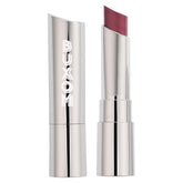 BUXOM lipstick showing front packaging with bold shade display and clarity