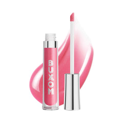 BUXOM Kanani front packaging showing shade and glossy finish benefit