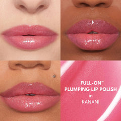 BUXOM Kanani texture close-up revealing shimmer and hydrating finish benefit