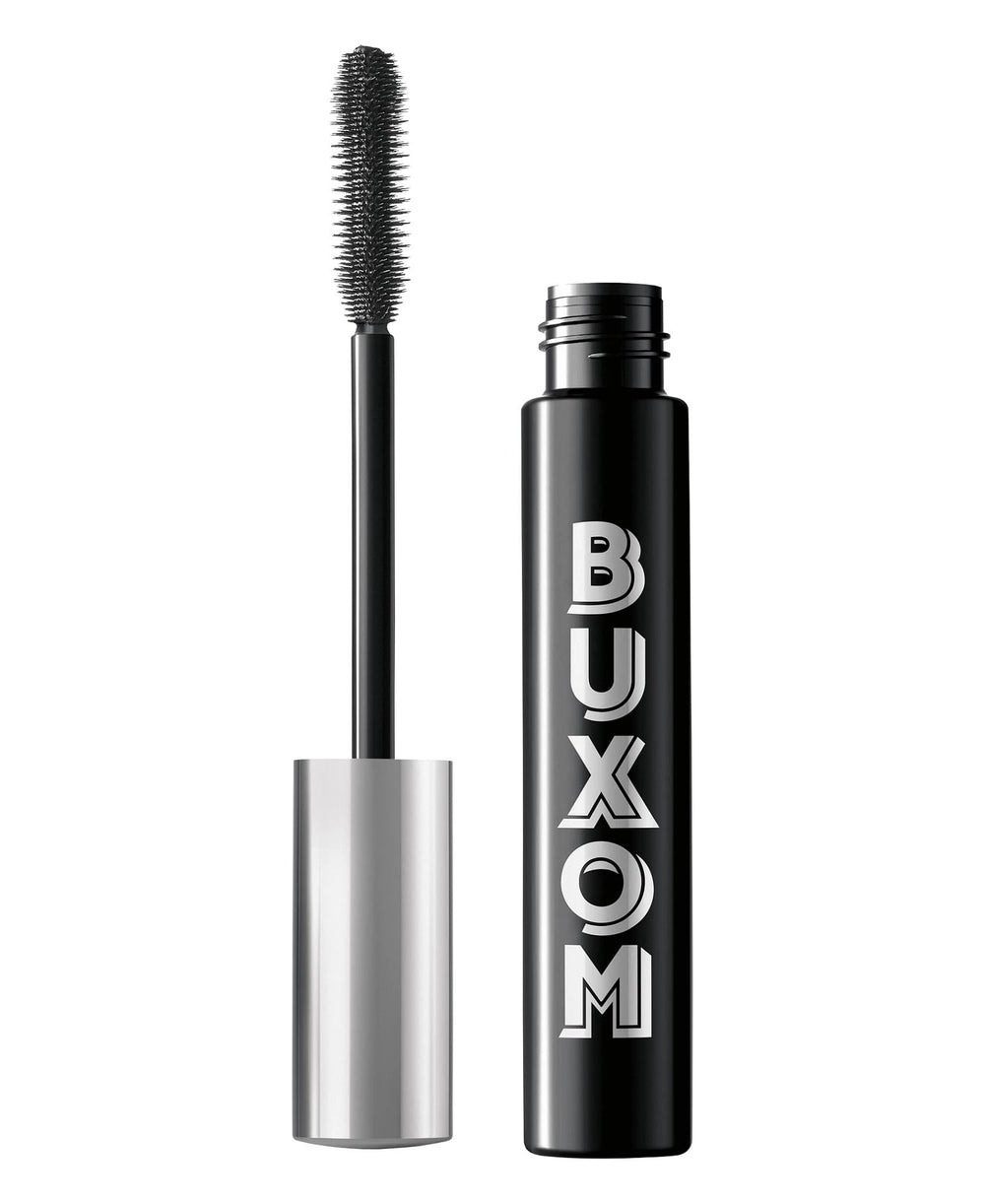 BUXOM front packaging showing product and bold black shade benefit