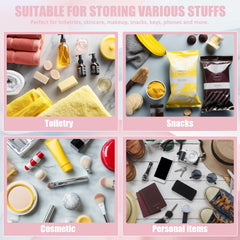 BuyCard pouches inside gym bag demonstrating convenient on-the-go organization benefit