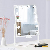 BWLLNI front view showing full mirror and 12 LEDs for even lighting
