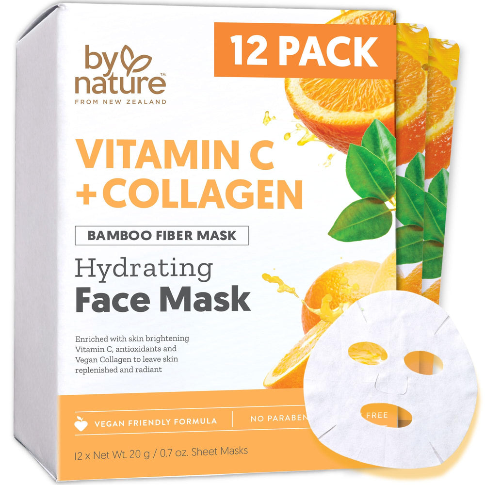 By Nature front packaging showing 12-mask pack and benefits