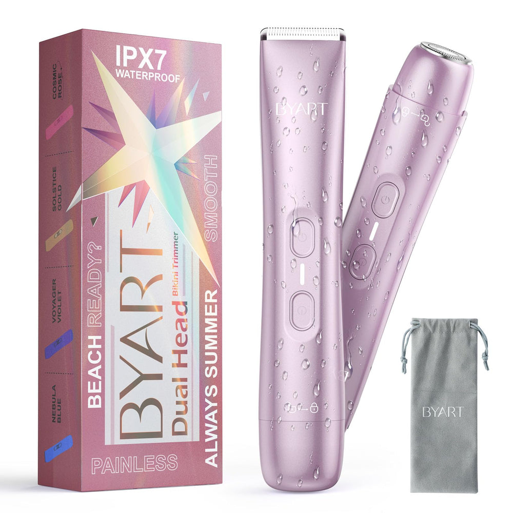 BYART trimmer front view showing compact design and easy grip for confident touch-ups