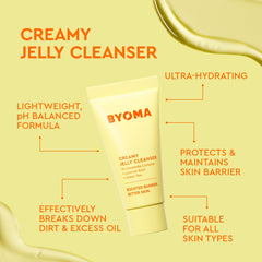 BYOMA hydrating serum dropper dispensing a clear, fast-absorbing drop