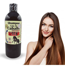 caballado ingredient label showing keratin and biotin benefits for stronger hair