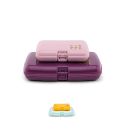 Caboodles interior open view showing organized compartments for easy access