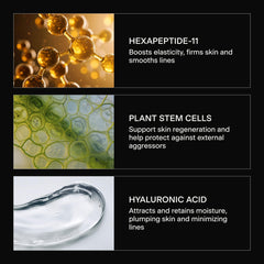 Caldera + Lab serum texture close-up showing lightweight gel-cream for quick absorption benefit