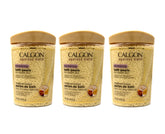 Calgon front packaging showing three 16 oz tubs and clear labeling for easy stocking