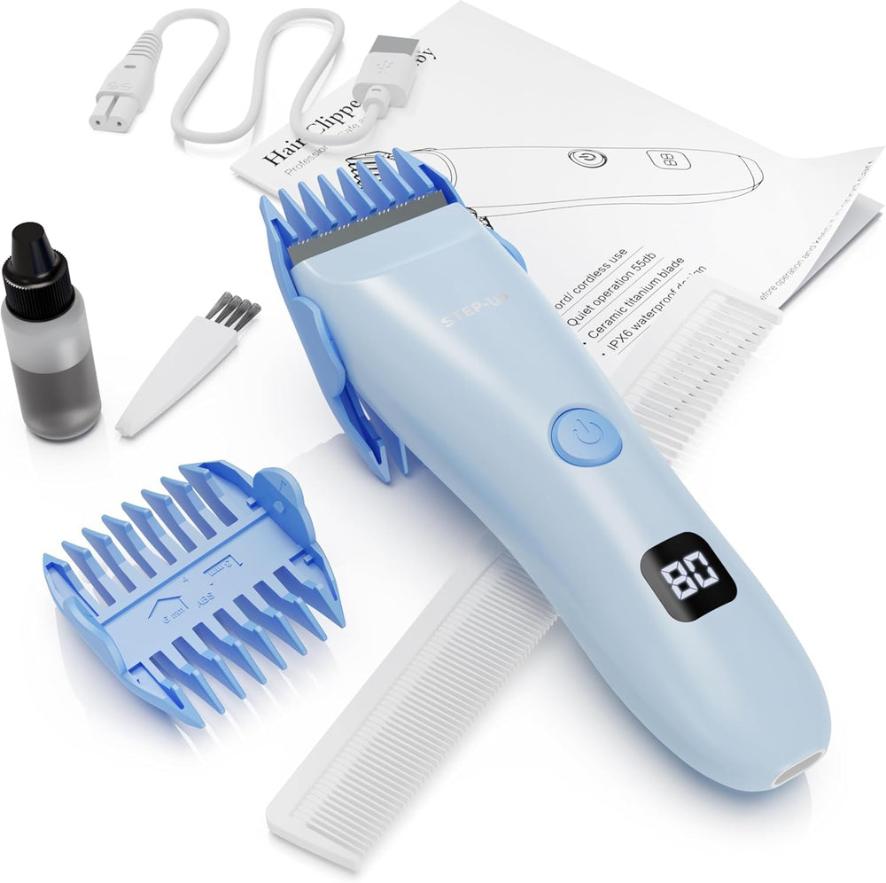 CALMING CLIPPER STEP-UP front view showing compact quiet design and ease of use