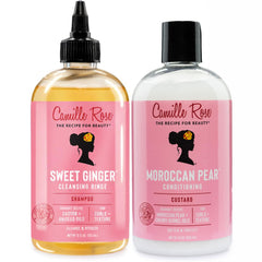 Camille Rose front packaging showing both bottles and clear product identity for easy selection