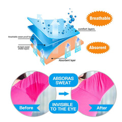 CANAGROW single pad placed inside garment demonstrating easy application