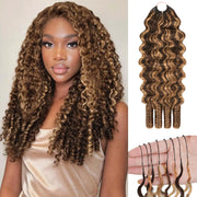 CanaryFly front packaging showing Burmese curly crochet hair and clear benefits