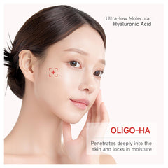 CANDORLOV model wearing overnight mask showing comfortable fit and visible lift