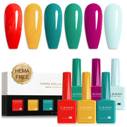 CANNI front packaging of six bold shades showing gift-ready presentation and convenience