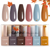 CANNI front packaging showing six dark brown gel bottles and brand