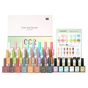 CANNI front packaging showcasing 30-piece gel kit and gift-ready box