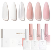 CANNI front packaging displaying six neutral builder gels for easy selection and storage