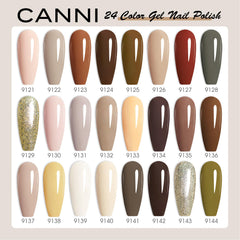 CANNI close-up of nude and brown shades demonstrating smooth opacity