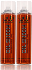Cantu front packaging 2 pack shows bottles and highlights glossy finish benefit