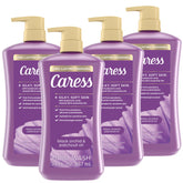 Caress front packaging showing bottle and label for easy recognition and shelf appeal