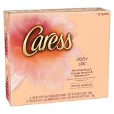 Caress Daily Silk front pack showing branding and scent for gentle fragrance