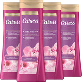 Caress front packaging showing peony and almond blossom, scent appeal