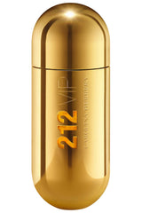 Carolina Herrera 212 VIP bottle held in hand suggesting portability and evening-ready style