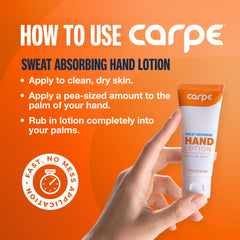 Carpe eucalyptus hands application demonstrating simple nightly routine benefit