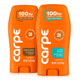 Carpe front packaging showing two‑pack and scent names for reliable protection