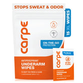 Carpe front packaging showing 15-count pack and compact carry benefit