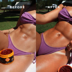 Carroten gel texture close-up highlighting smooth spreadability and shine