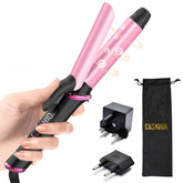 Casavok front view showing compact curling iron and controls for fast styling